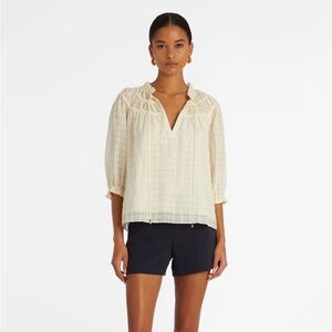 Marie Oliver Finley Peasant Top